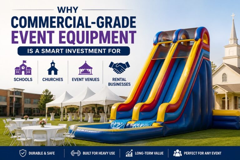 Why Commercial-Grade Event Equipment Is a Smart Investment for Schools, Churches, Event Venues, and Rental Businesses