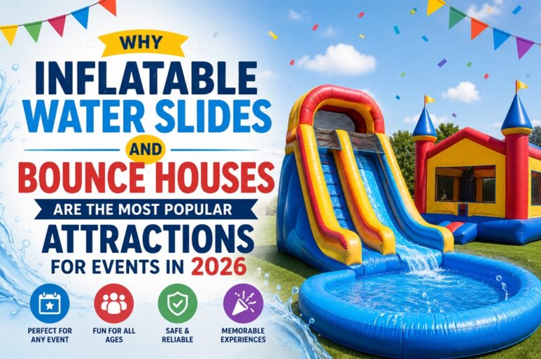 Why Inflatable Water Slides and Bounce Houses Are the Most Popular Attractions for Events in 2026