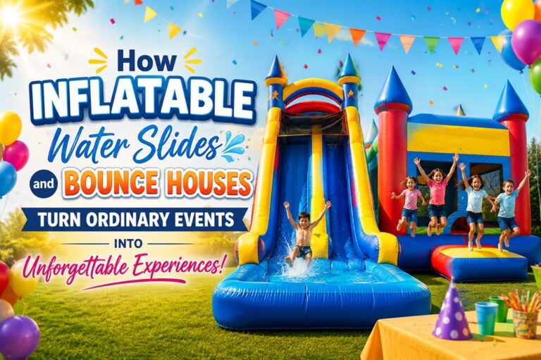 How Inflatable Water Slides and Bounce Houses Turn Ordinary Events into Unforgettable Experiences