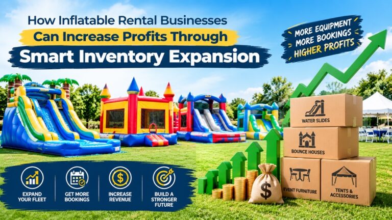 How Inflatable Rental Businesses Can Increase Profits Through Smart Inventory Expansion