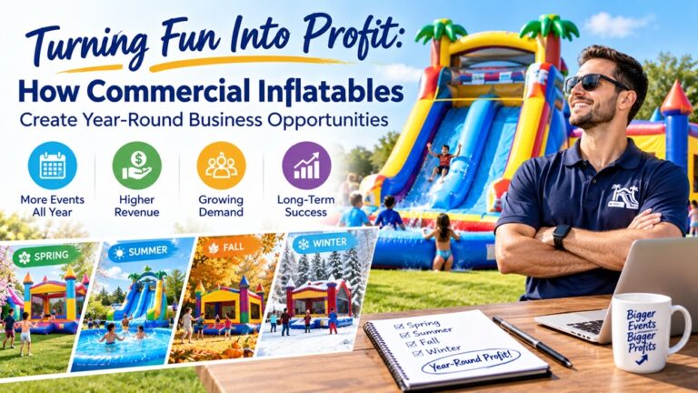 Turning Fun Into Profit: How Commercial Inflatables Create Year-Round Business Opportunities