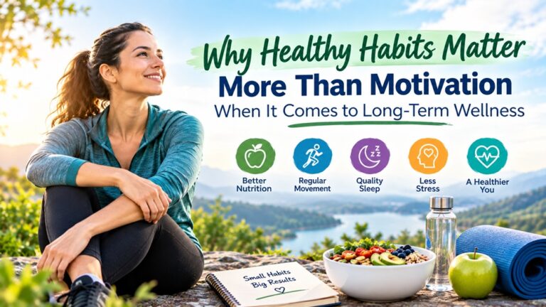 Why Healthy Habits Matter More Than Motivation When It Comes to Long-Term Wellness